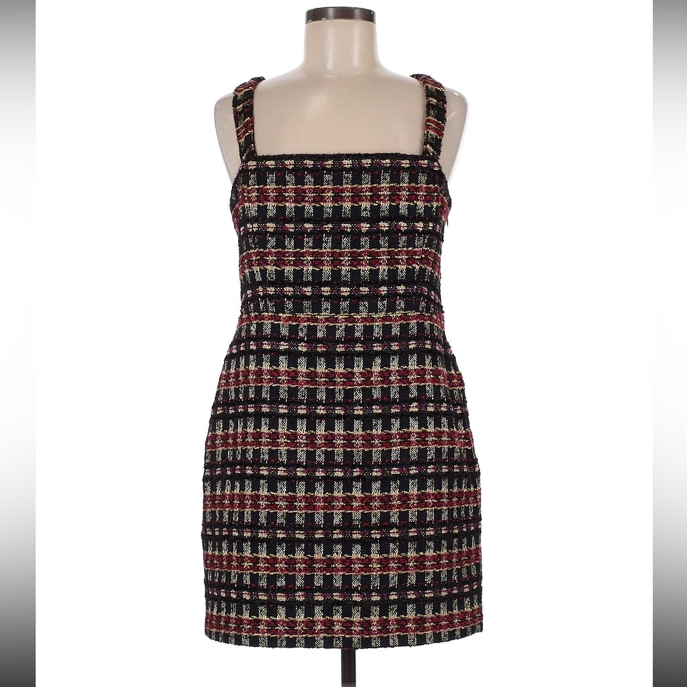 HOUSE OF HARLOW 1960 Tweed Cocktail Dress